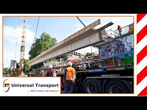 Universal Transport - Bridge girder for the A40 motorway in Essen