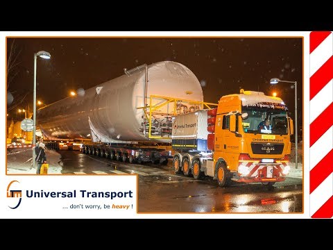 Universal Transport - with 230to. and 22axles...