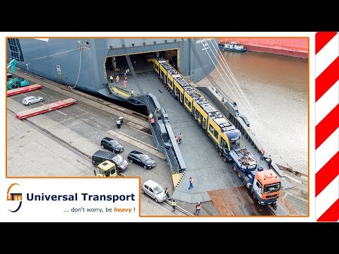 Universal Transport - Wien-Bremerhaven-Brisbane - New Trams for Australia