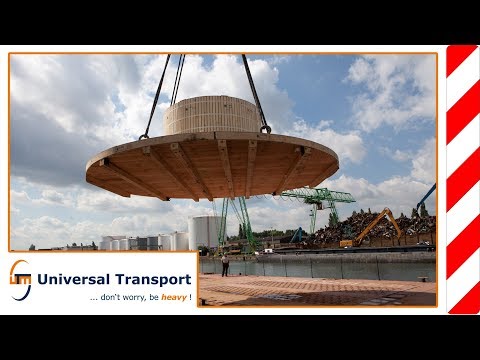 Universal Transport - Heavy load transport with 8.5 metres breadth and 92 ton total weight