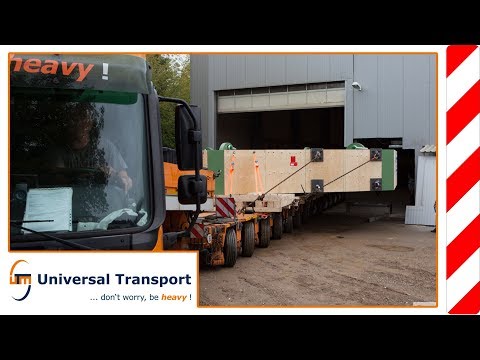 Universal Transport - On the road with 18 axles and 100 tons