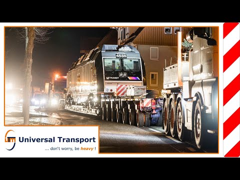 The long journey of the locomotive 4535 - Universal Transport