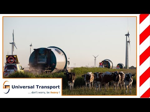 Universal Transport - by boat in the wind farm